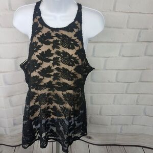 Line & Dot Tank Top NWT SZ L